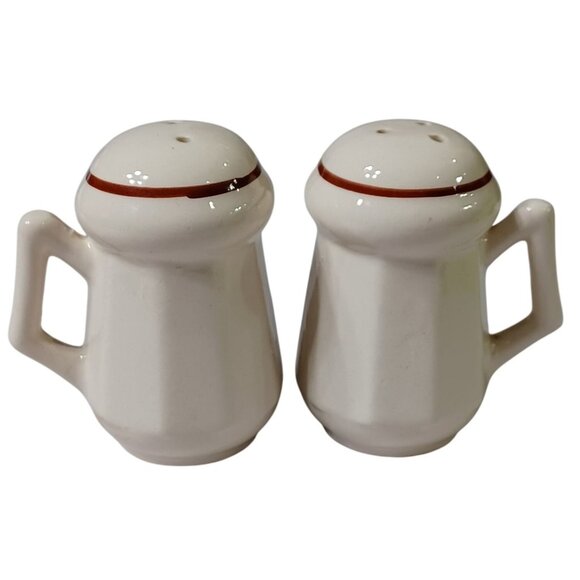 HOST 1986 Vintage Salt & Pepper Shaker Set Colorado Columbine Ceramic 3" Tall - Picture 5 of 7